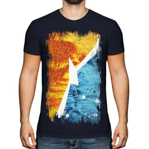 TIERRA DEL FUEGO PROVINCE GRUNGE FLAG MENS T-SHIRT TEE TOP GIFT SHIRT