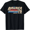 America 1776 Patriotic Vintage USA Flag Retro 4th Unisex T-Shirt