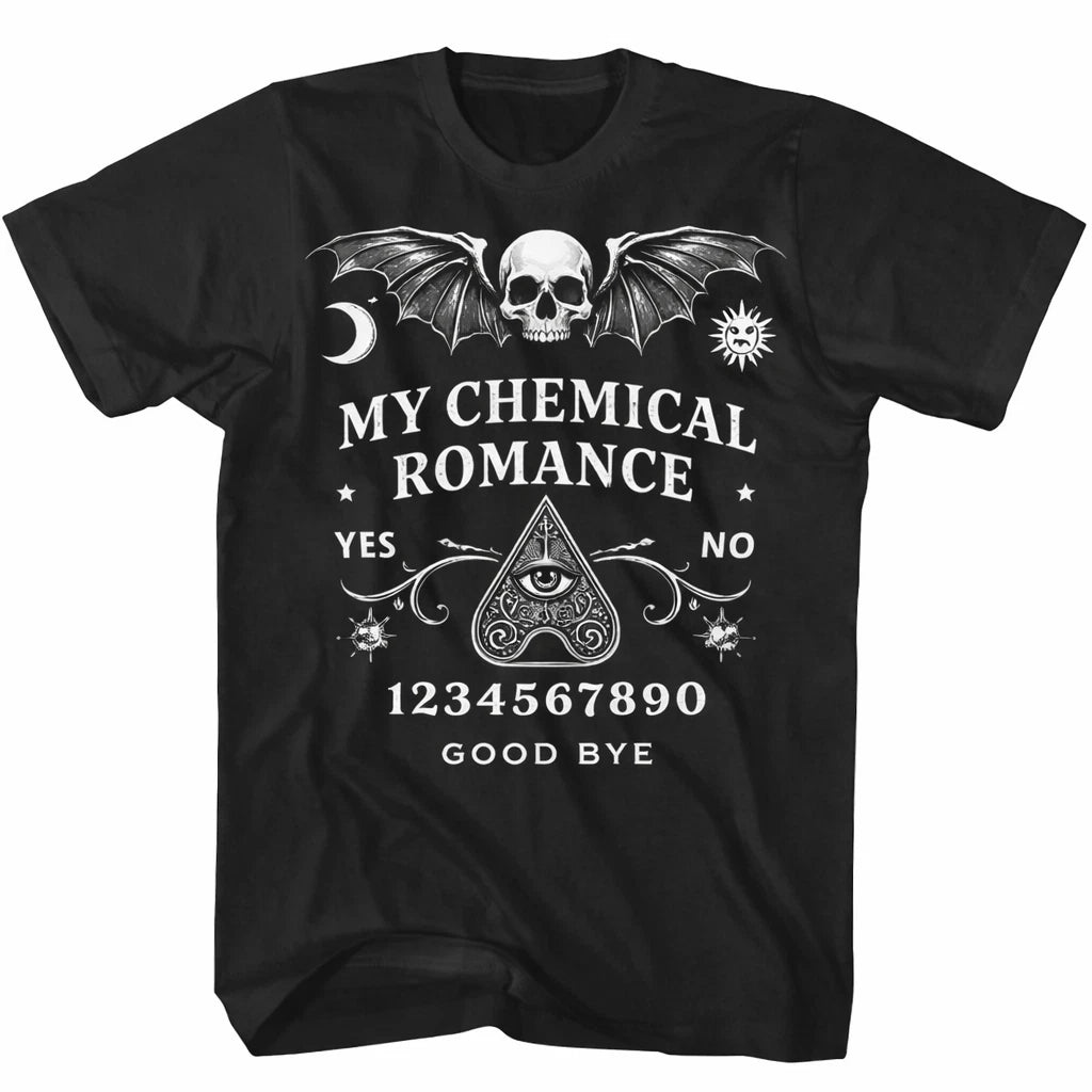 Ouija Board Graphic T Shirt Men Black Dark Alternative Style Tee