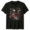 Gothic Skeleton Cupid With Roses T-Shirt Dark Romance Gothic Art Valentines Day