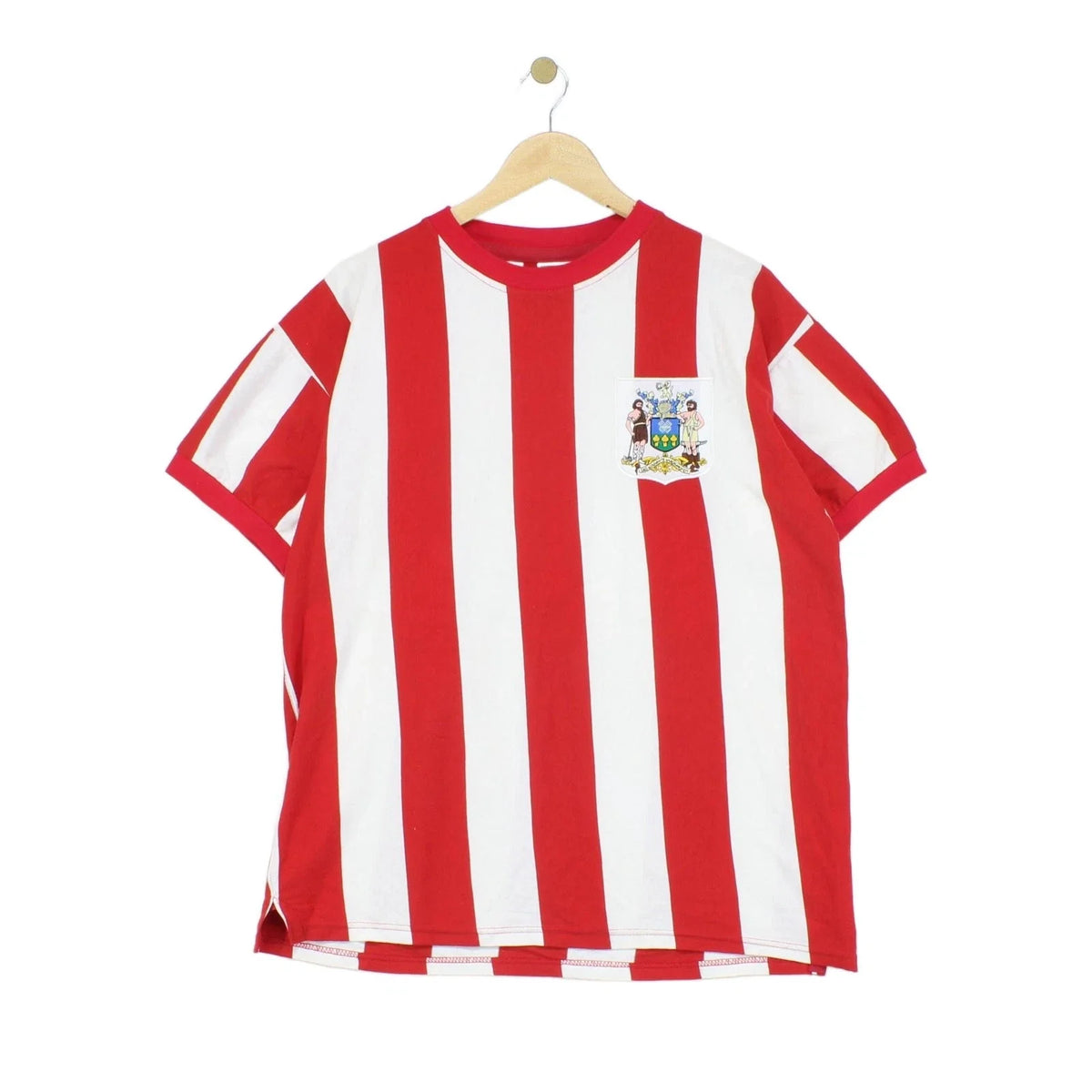 Sheffield United Football Shirt Mens Size L Red Remake 60s Retro