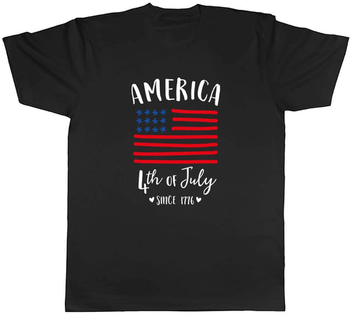 America 4th Of July Independence Day Mens Unisex T-Shirt Tee Gift