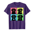 Labrador Pop Art Funny Black Lab Dog Lover Photo Booth T-Shirt