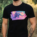 Mens Elephant as Astronaut Print Cotton T-Shirt Size XS to 5XL