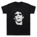 LOU REED FACE VELVET ROCK UNOFFICIAL UNDERGROUND ROCK MENS & WOMENS T-SHIRT