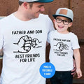 T-SHIRT (1114) Father And Son Best friend for life Father's Day Gift T Shirt