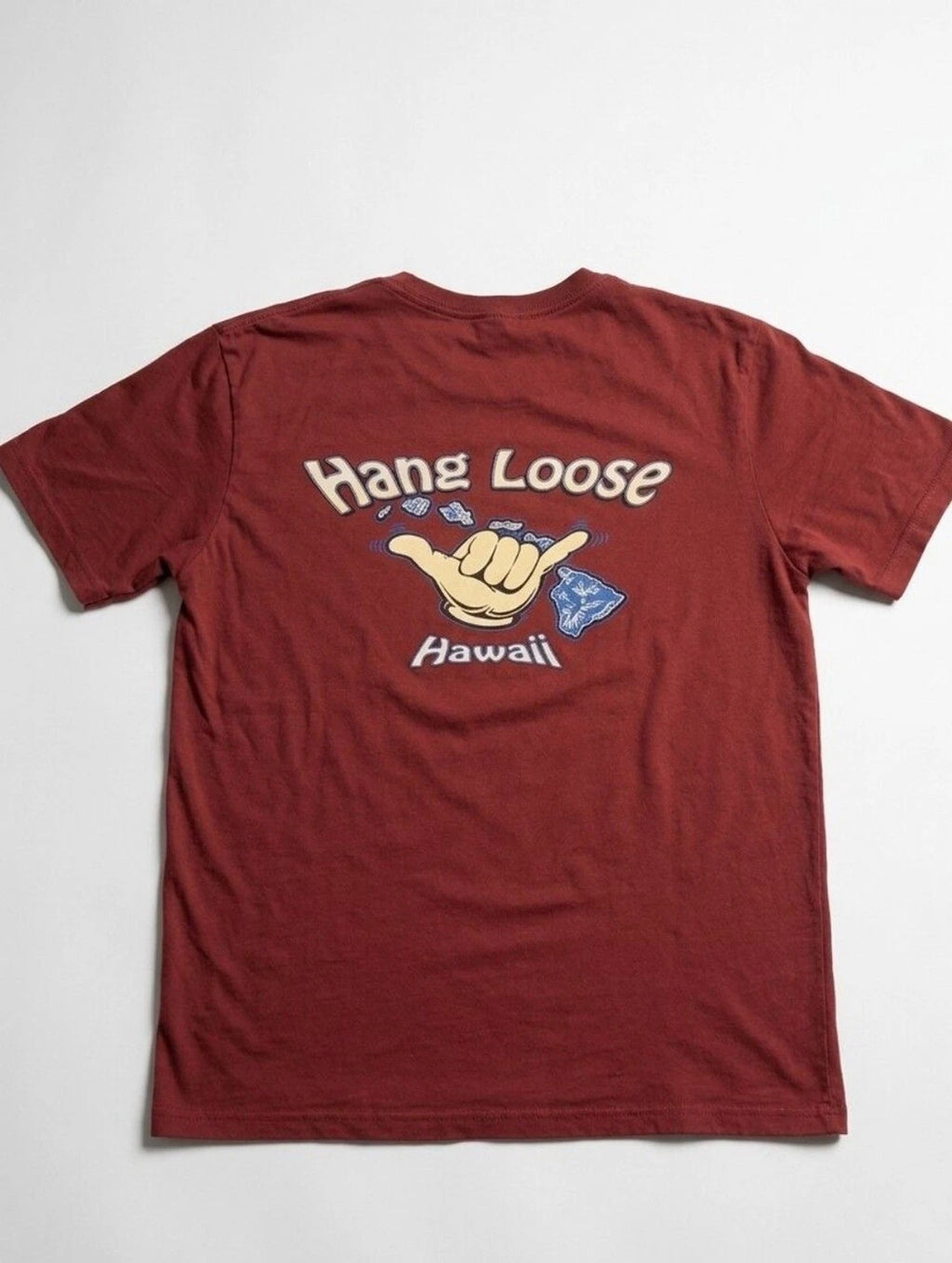 Hawaii Hang Loose 100% Cotton Graphic Tee Size XL