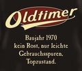 Men's T-Shirt Oldtimer 1970 Funny Quotes 50th Birthday Gift Shirt Black