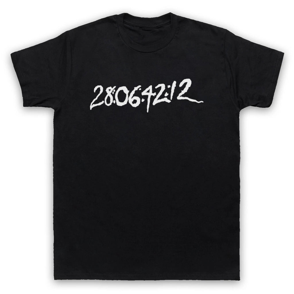 DONNIE DARKO NUMBERS UNOFFICIAL SCI FI CULT FILM TATTOO MENS & WOMENS T-SHIRT