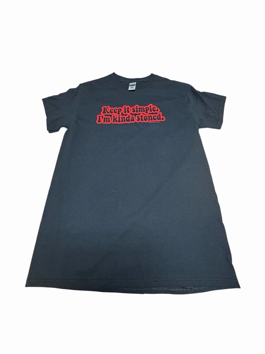 Keep It Simple I'm Kinda Stoned T-Shirt | Funny Weed Cannabis 420 Graphic Tee Sm