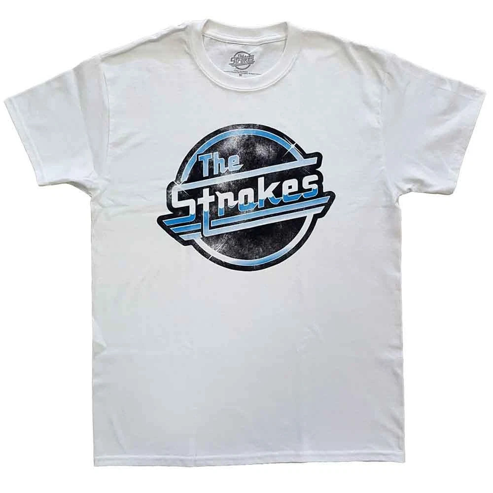 The Strokes Distressed Og Magna Official Tee T-Shirt Mens Unisex