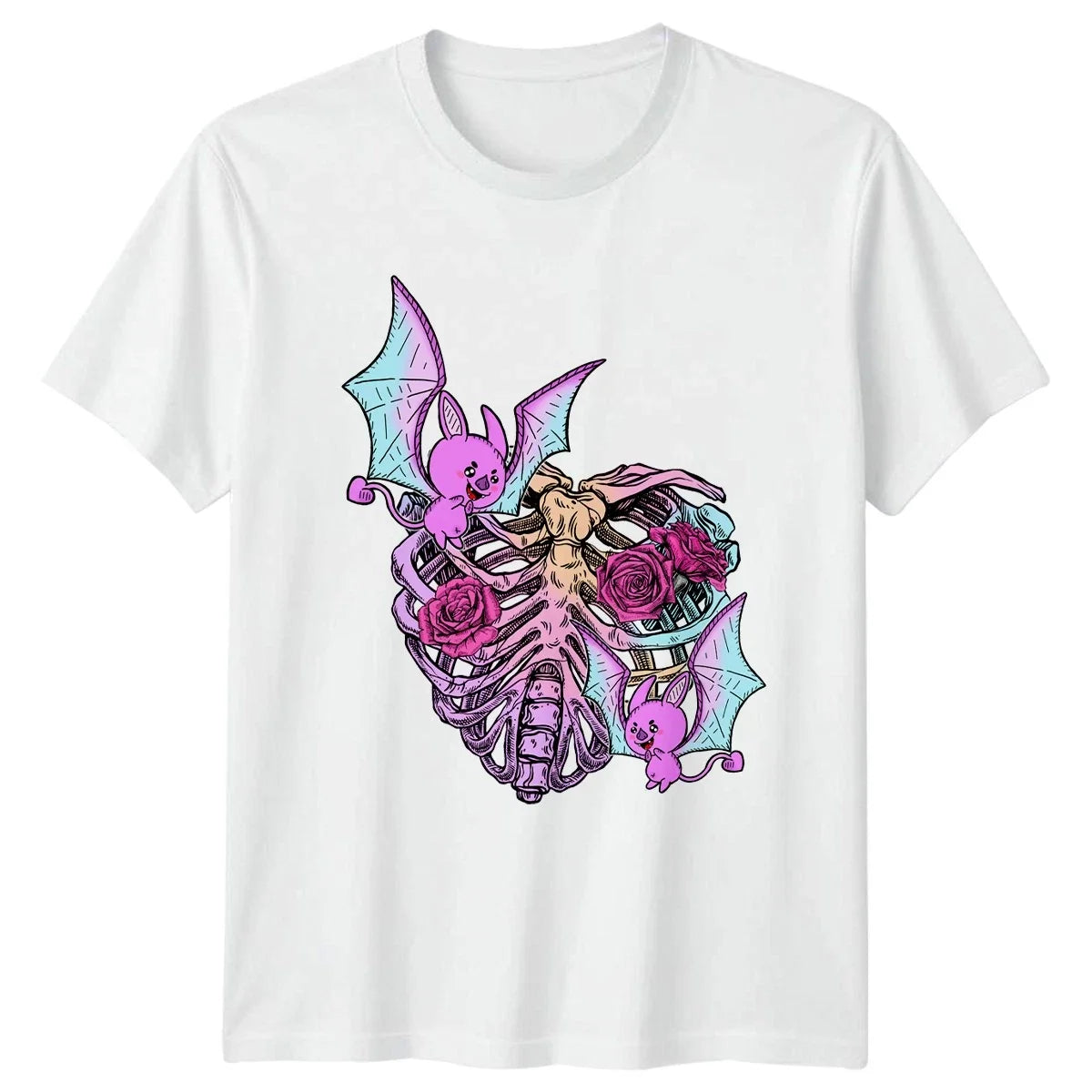 Kawaii Pastel Goth Ribcage T-Shirt Pastel Goth Goth Fashion Birthday Gift