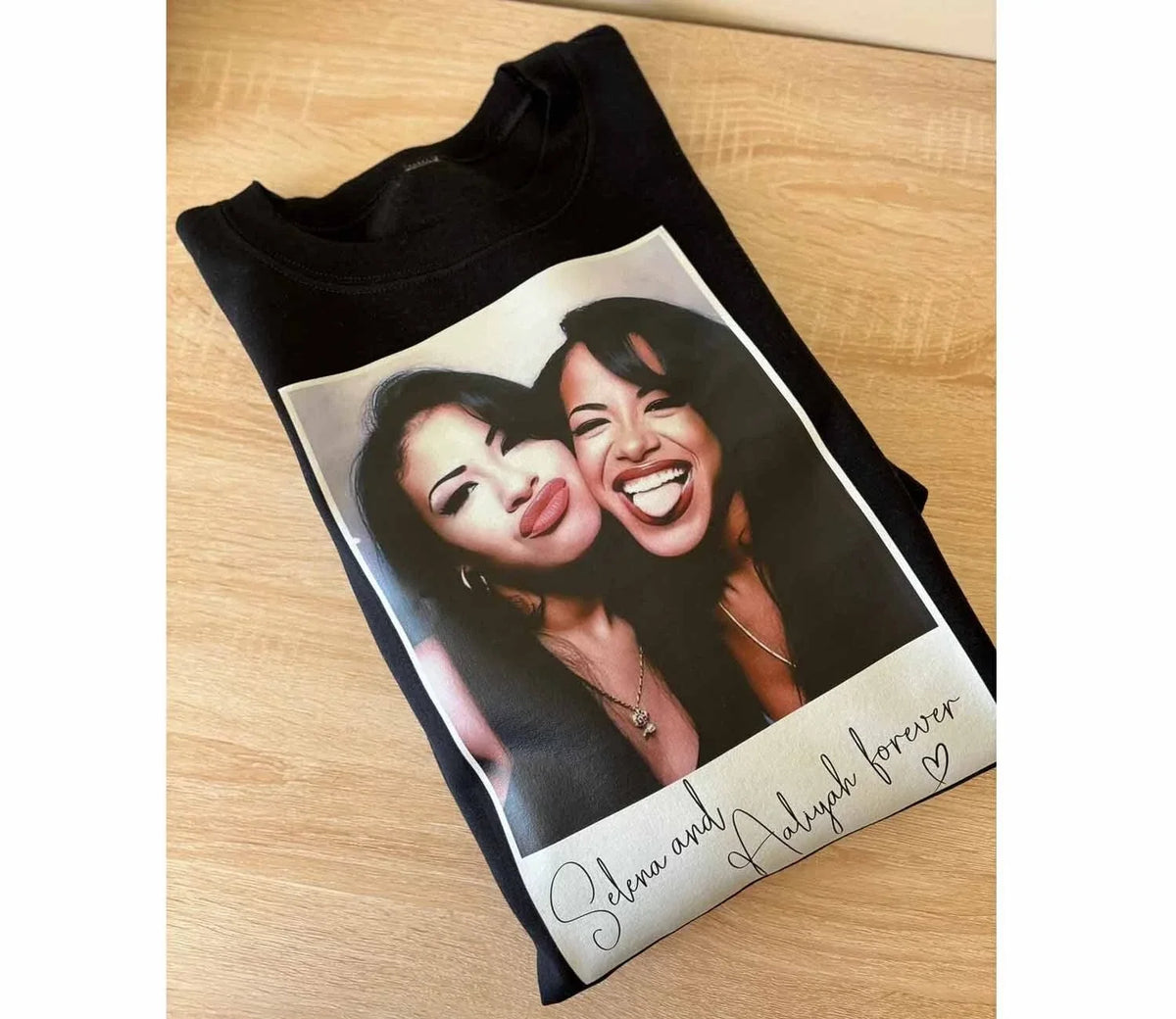 Selena & Aaliyah Forever Photo Booth Shirt, Fan Gift