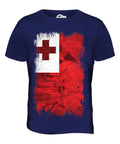 TONGA GRUNGE FLAG MENS T SHIRT TEE SHIRT XS S M L XL 2XL 3XL 4XL 5XL