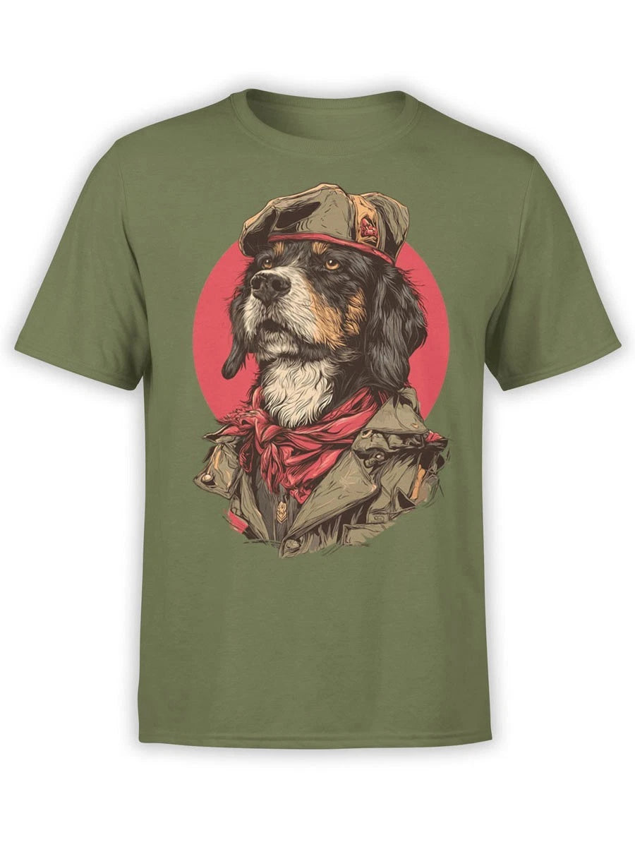 FANTUCCI Comrade Pup T-Shirt | Funny Rebel Dog Tee | Unisex