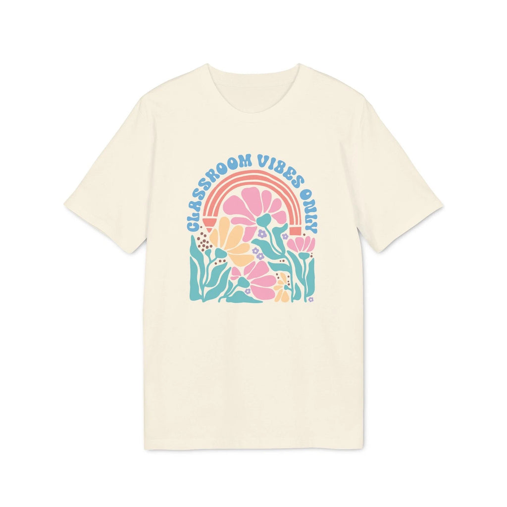 Boho Wildflower Classroom Vibes Only T-shirt | Floral Tee | Gift for Teacher