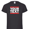 Custom text ✔ T-shirt ✔ run DMC style ✔ hip hop ✔ old school ✔ graffiti ✔ rap ✔