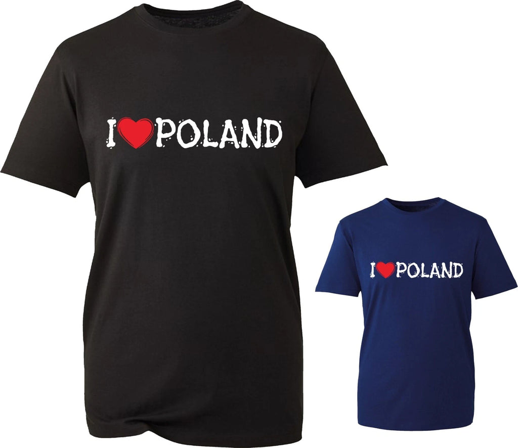 I Love Poland Independence Day Patriotic T-Shirt Patriotism Polish Gift Tee Top