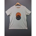 Huny Designs Graphic T-Shirt Abstract Art Sun Large Beige Tri-Blend Soft Tee