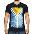 Tuva Grunge Flagge Herren T-Shirt Fußball Geschenk Kleidung Jersey
