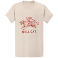 Gildan 5000 Vintage Cowgirl Hell Cat T-Shirt - Retro Western Aesthetic Gift Tee
