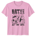 Happy Camper Just Add Coffee T-Shirt Vintage Camping Birthday Gift For Him