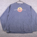 Y2K Aeropostale Shirt Mens XL Blue Long Sleeve Dragon Graphic Tee Logo Casual