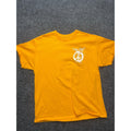 Creative Empire Mens XL Yellow Graphic T-Shirt Angel Peace Sign Battle Cry