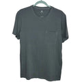 AG Adriano Goldschmied T-Shirt Mens Medium Gray Grunge Pocket Tee Distressed NEW
