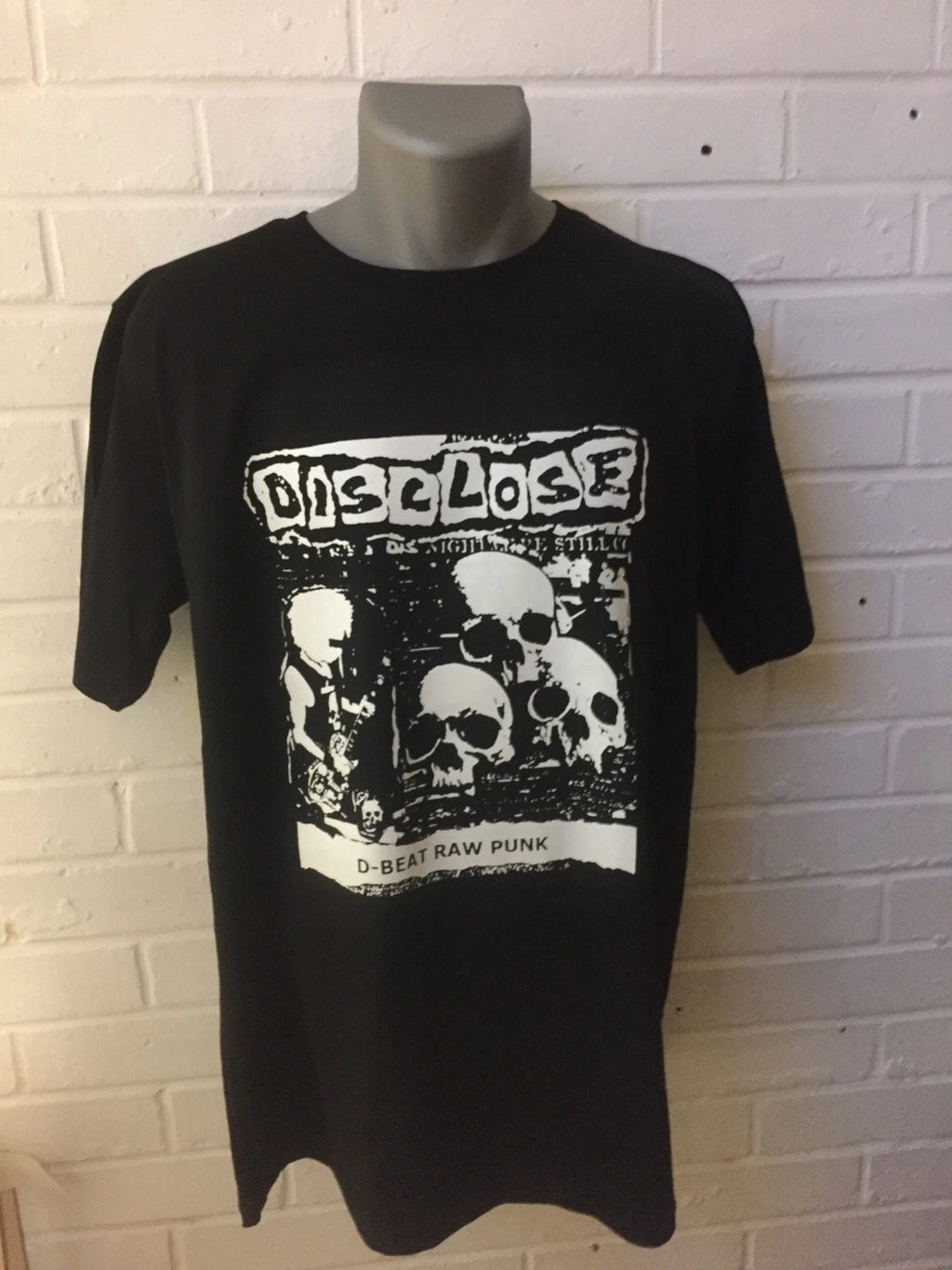 Disclose T-shirt size S M L XL 2XL Mob47 Anti- Discard Gism Disclose Punk Crust