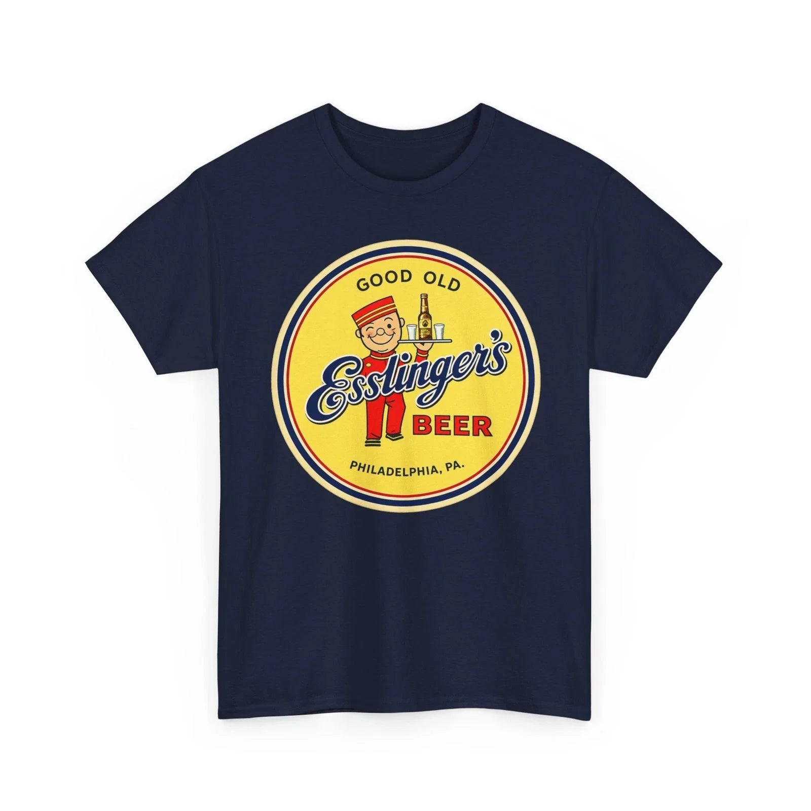 Good Old Esslinger's Beer Philadelphia PA Brewery Retro Breweriana T-Shirt