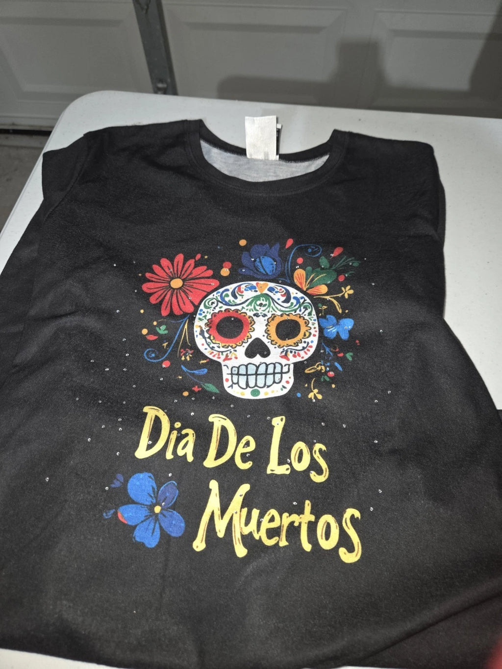 Creative Apparel Concept T-Shirt Vintage Size XL  Dia de Los Muertos NWT