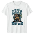 Im Not Lazy I Just Dont T-Shirt Bulldog Humor Dog Lovers Birthday