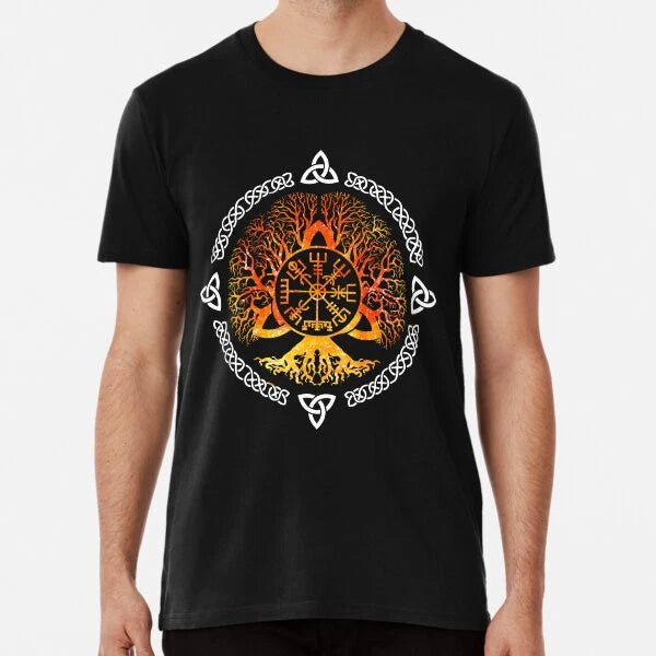 Cool Norse Viking Yggdrasil Awe Tree Of Life S to 5XL Made in the AU/USA T-Shirt