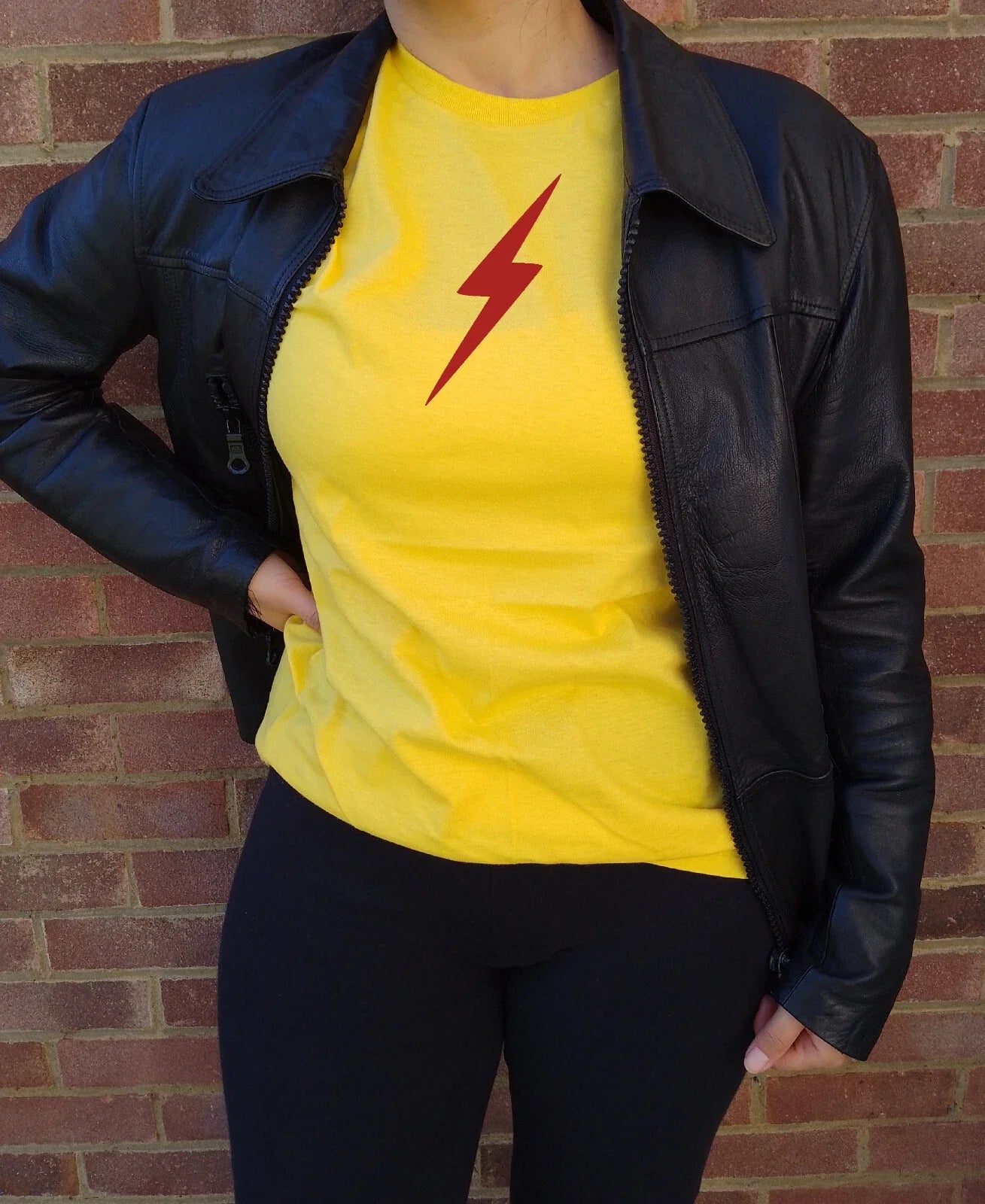 Thunder Bolt T-Shirt - Retro Superhero, 60s, 70s, Various Colours S-XXL
