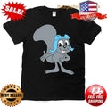 Rocky & Bullwinkle 90s Cartoon Retro Funny Of Time All Best Movie T-Shirt S-5XL