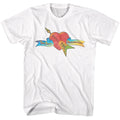 Tom Petty & The Heartbreakers Flying V Guitar In Heart Men's T Shirt Rock Music
