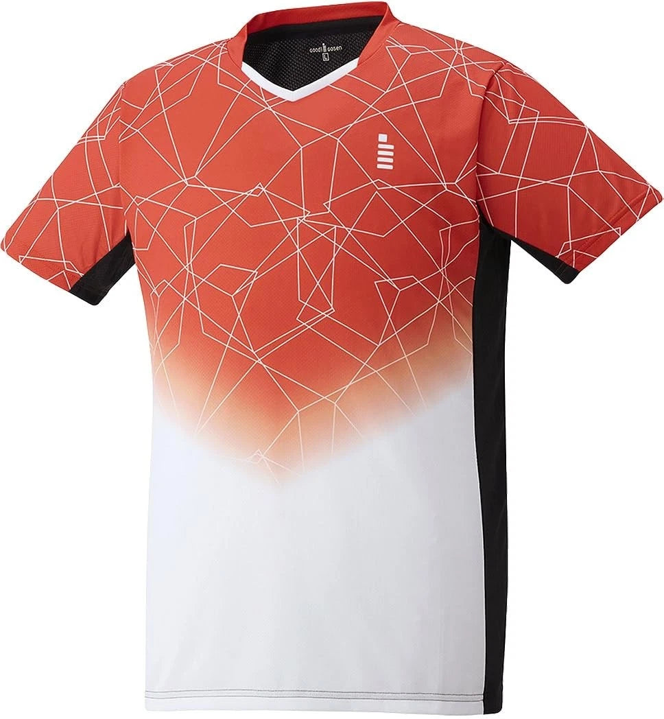 GOSEN Tennis Wear Unisex Game Shirt T2412 Carmine Red