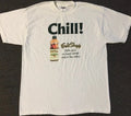 Vtg Chill! Fruit Simple Smoothie Faded Promo Shirt M L Drink Soda Grunge 90s Y2K