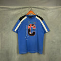 Vintgae Coogi t shirt Mens Size Medium Blue Y2K Short Sleeve Hip Hop