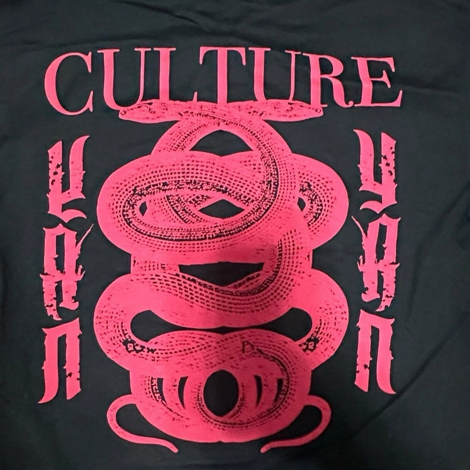 YRN Yung Rich Nation Black Graphic Long Sleeve T Shirt Men's M Streetwear Cotton