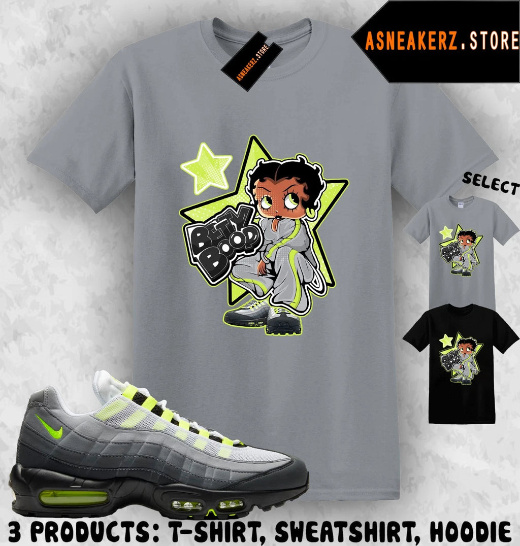 Shirt To Match AM 95 Big Bubble Neon 2026 Sneaker Matching Tee Sneakerhead Betty