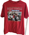The Office Happy Holidays Christmas card short sleeve t-shirt Men’s size Large