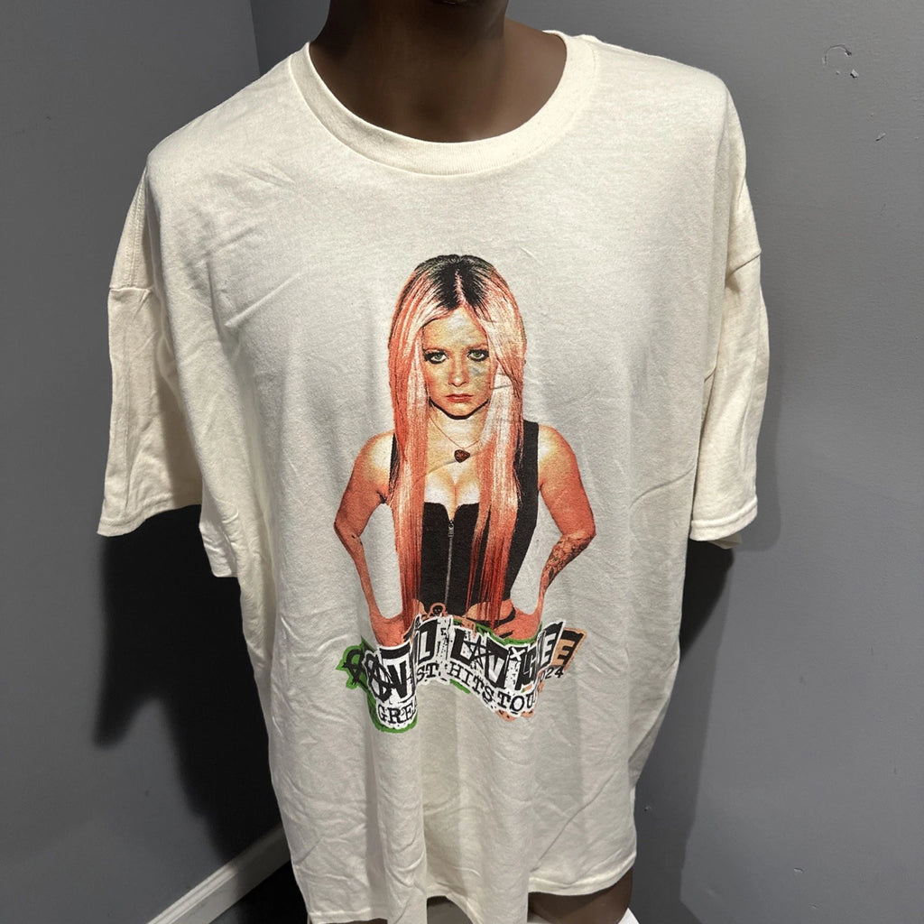 AVRIL LAVIGNE 2024 Tshirt 2XL  GREATEST HITS Tour NWOT NEW Concert Simple Plan