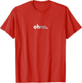 Minimalist Funny Social Meme Viral Laughing Sarcastic Oh No T-Shirt
