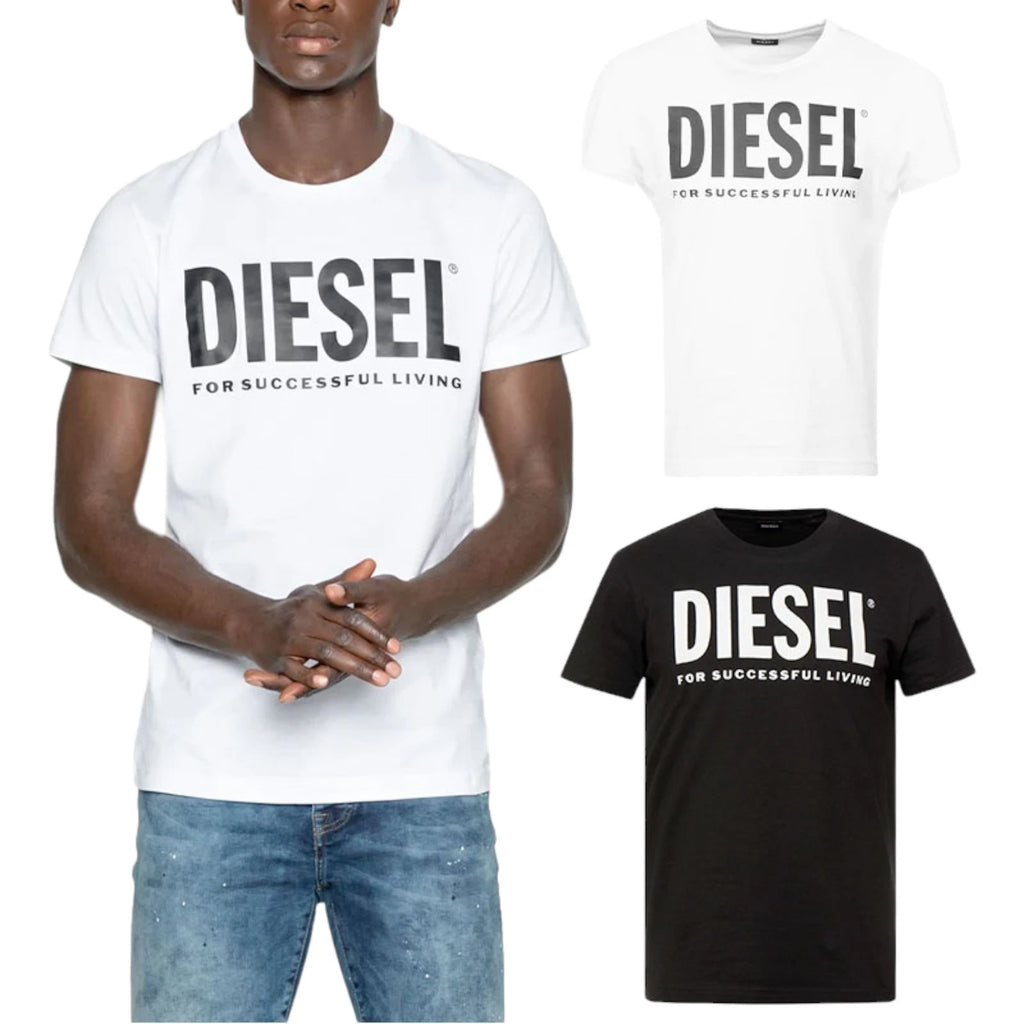 DIESEL T DIEGO LOGO Mens Crew Neck T Shirt Casual Short Sleeve Summer Cotton Tee