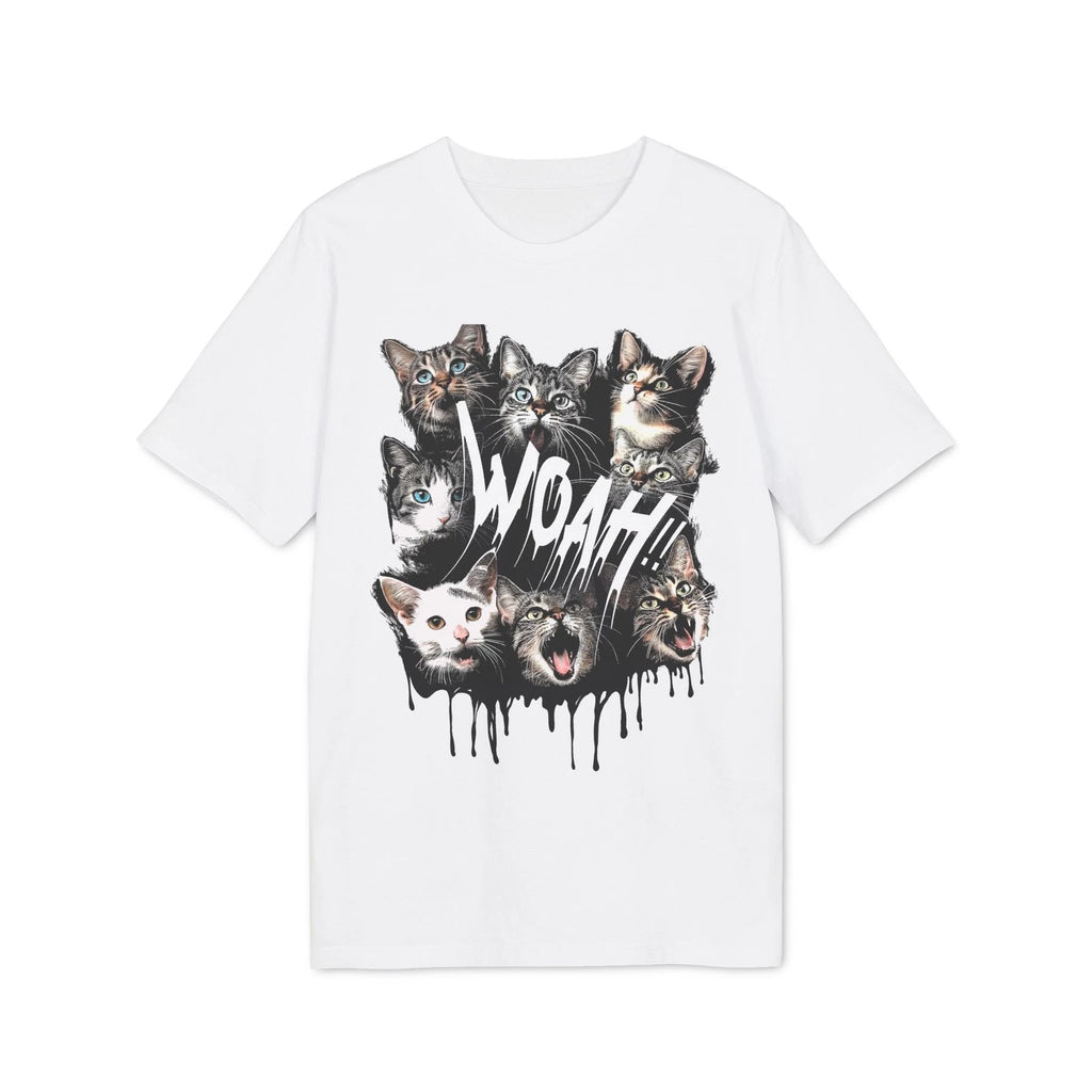 Woah! Screaming Kittens T-shirt | Grunge Cat Graphic Tee