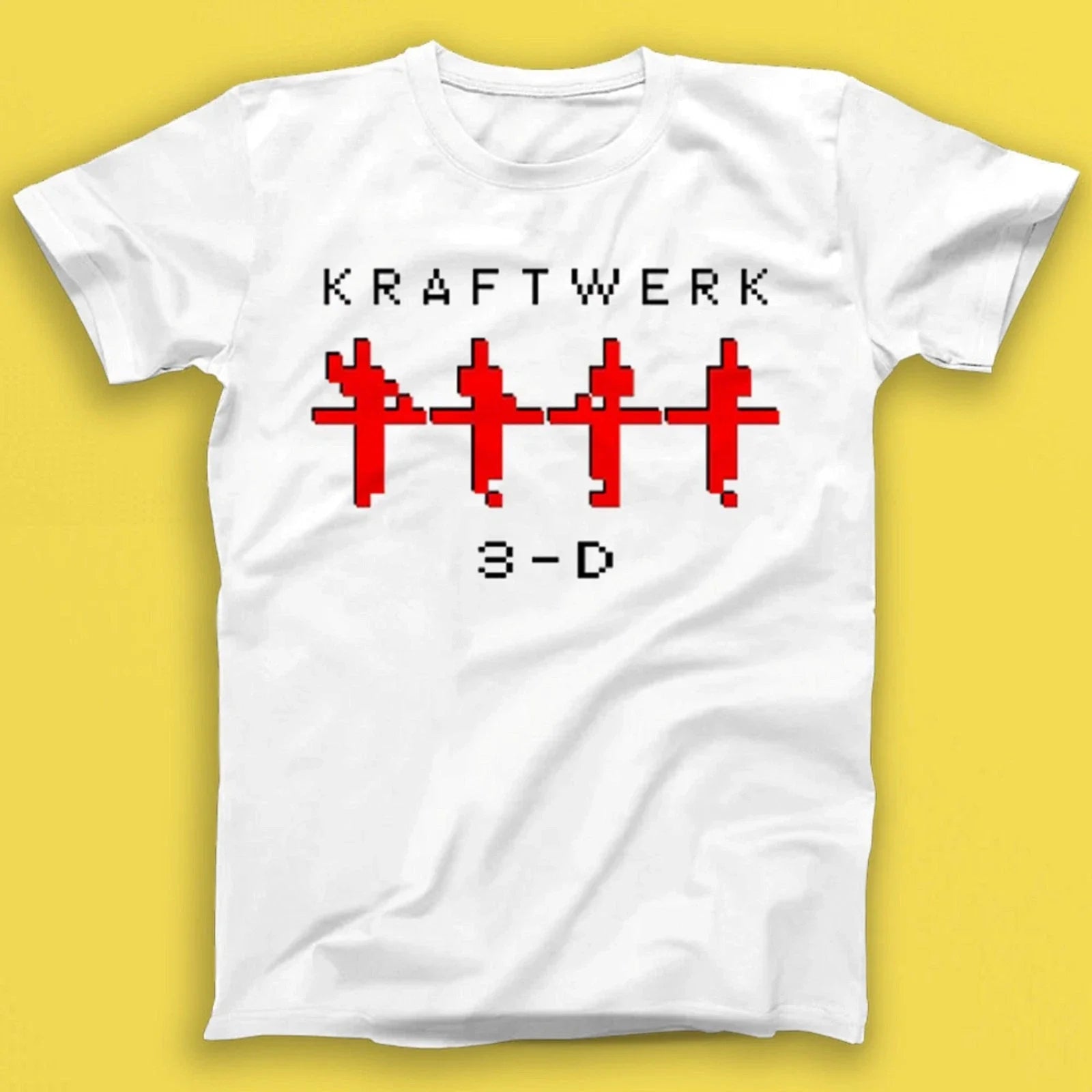 Kraftwerk 3-D The Catalogue Electronic Synth Pop Music Gift Tee T Shirt T1939