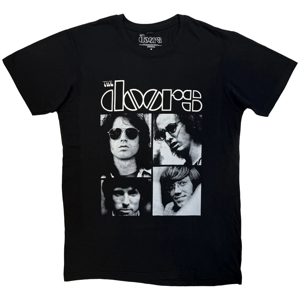 The Doors Squares Premium Carbon Official Tee T-Shirt Mens