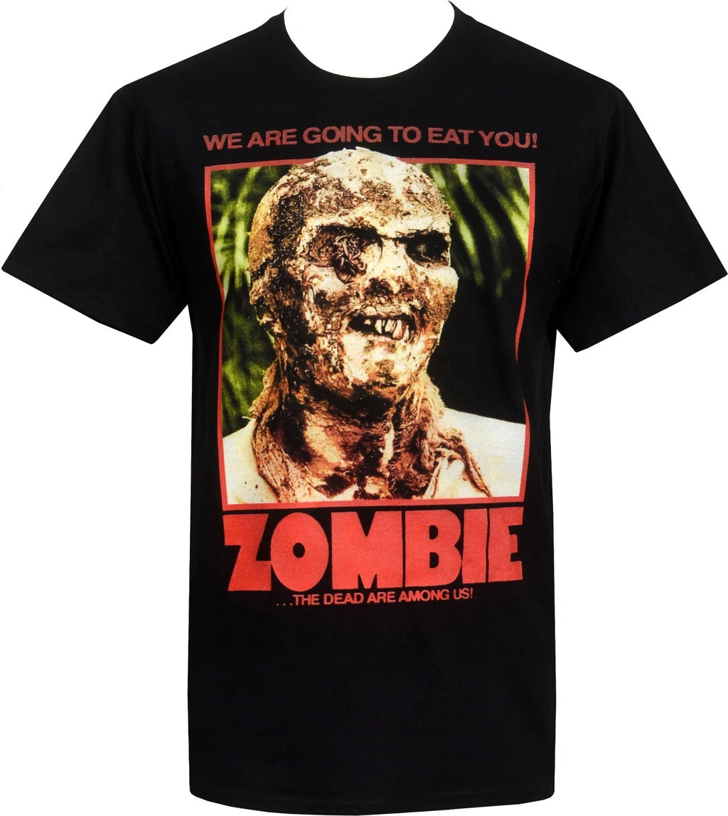Zombie Men's Horror T-Shirt Retro B-Movie Poster Monster